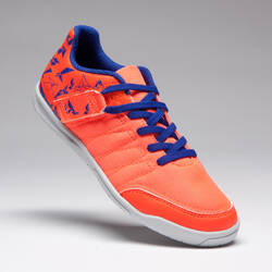 CLR 500 Kids Futsal Trainers - Rip-Tab, Orange/Blue