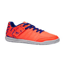 CLR 500 Kids Futsal Trainers - Rip-Tab, Orange/Blue