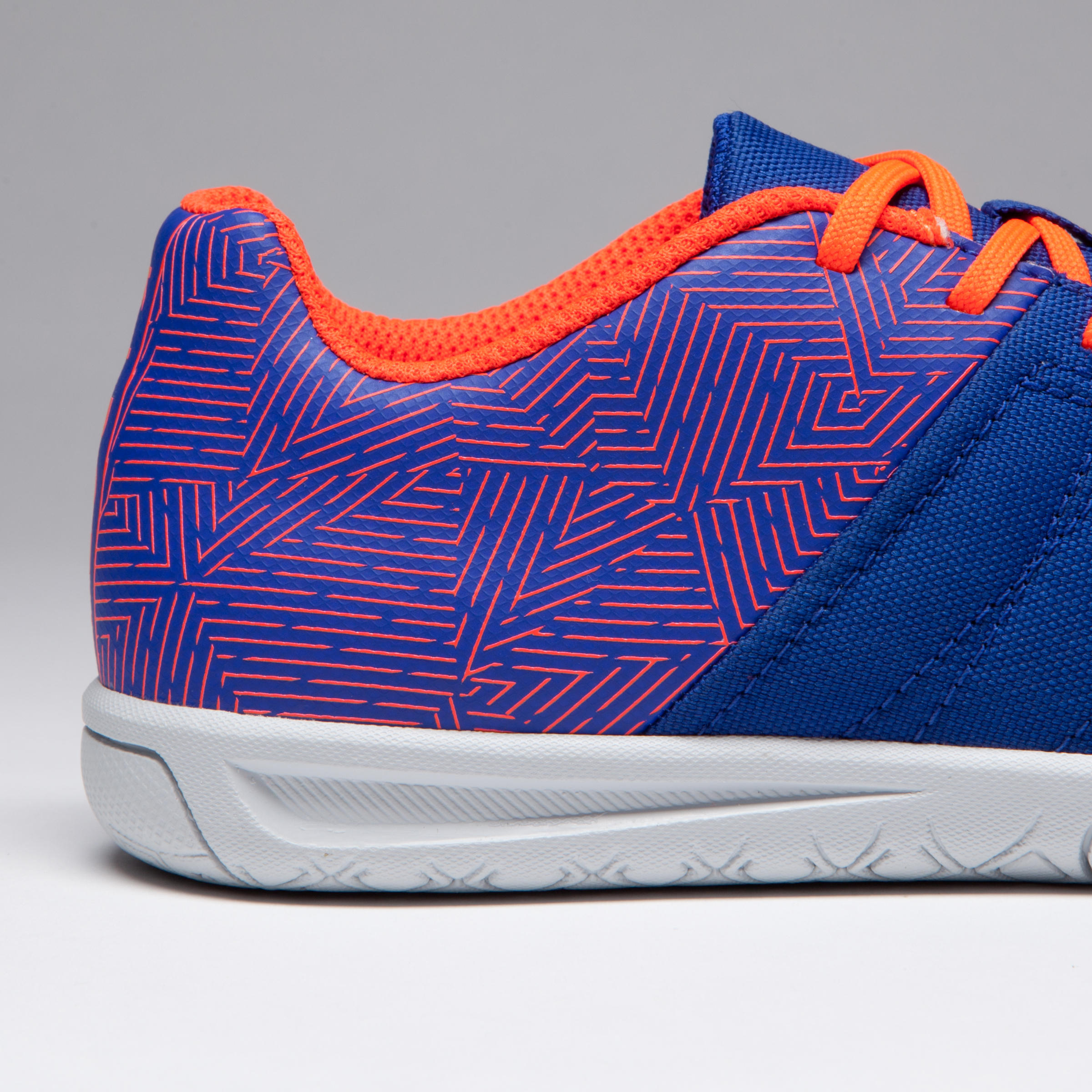 CLR 500 Kids Futsal Boots - Blue/Orange 10/13