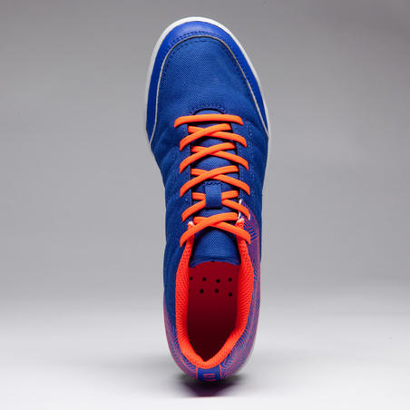 CLR 500 Kids Futsal Boots - Blue/Orange