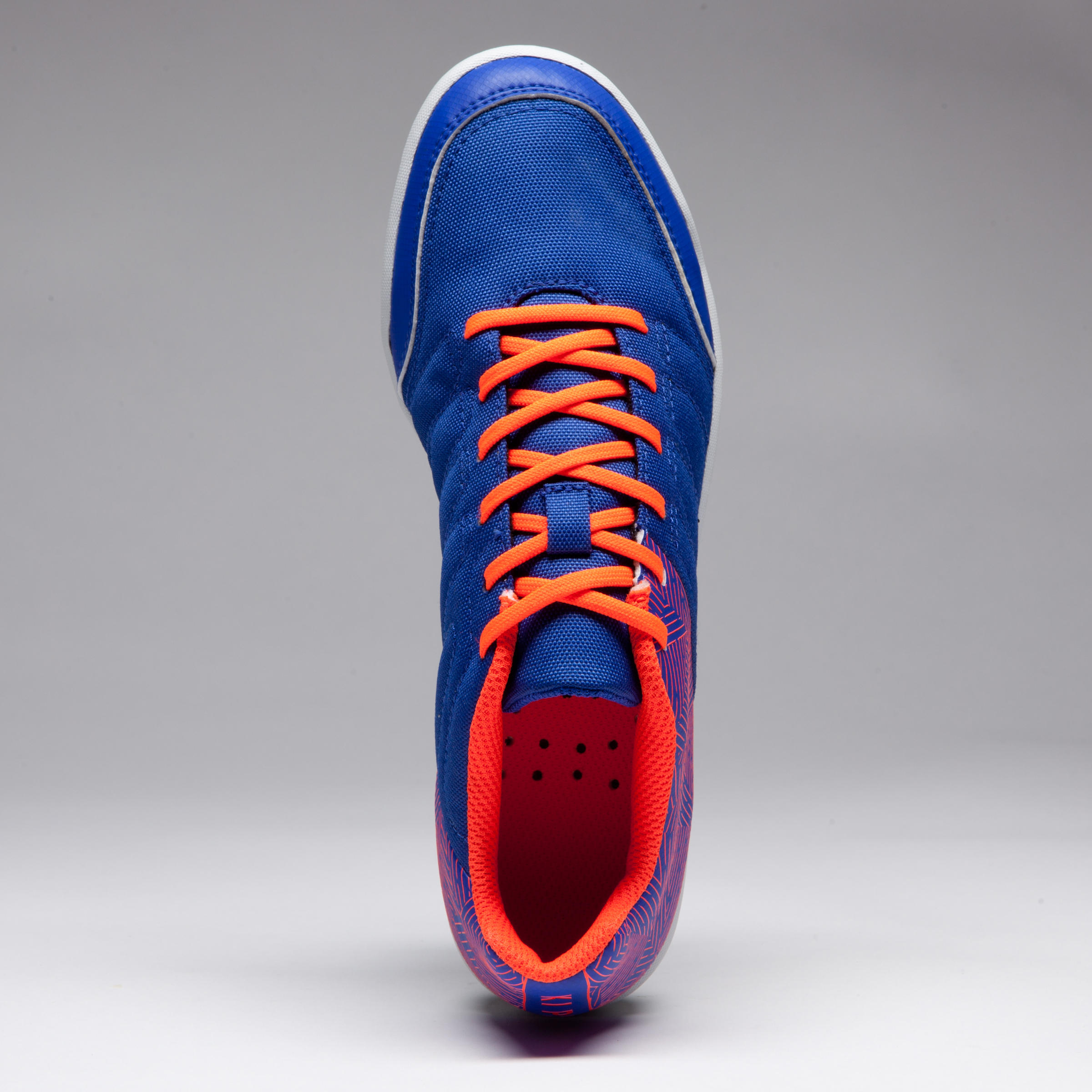 CLR 500 Kids Futsal Boots - Blue/Orange 5/13