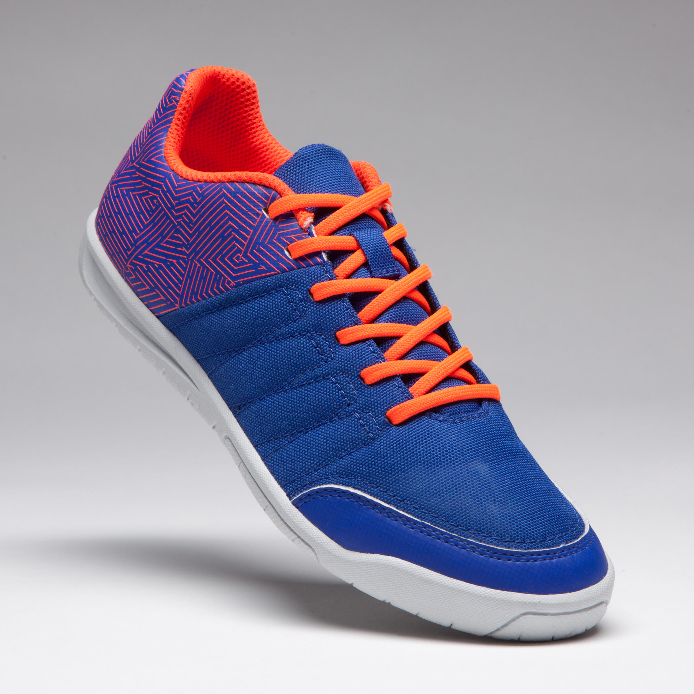 CLR 500 Kids Futsal Boots - Blue/Orange 7/13