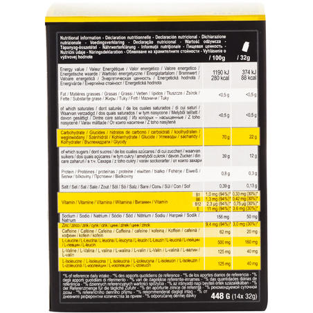 Энергетический гель лимон 14x32 г ECOSIZE ENERGY GEL LONG DISTANCE