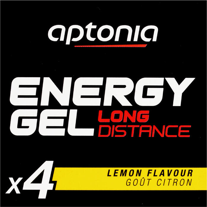 Gel Energético Triatlón Aptonia Energy Gel Long Distance Limón 4 X 32 G