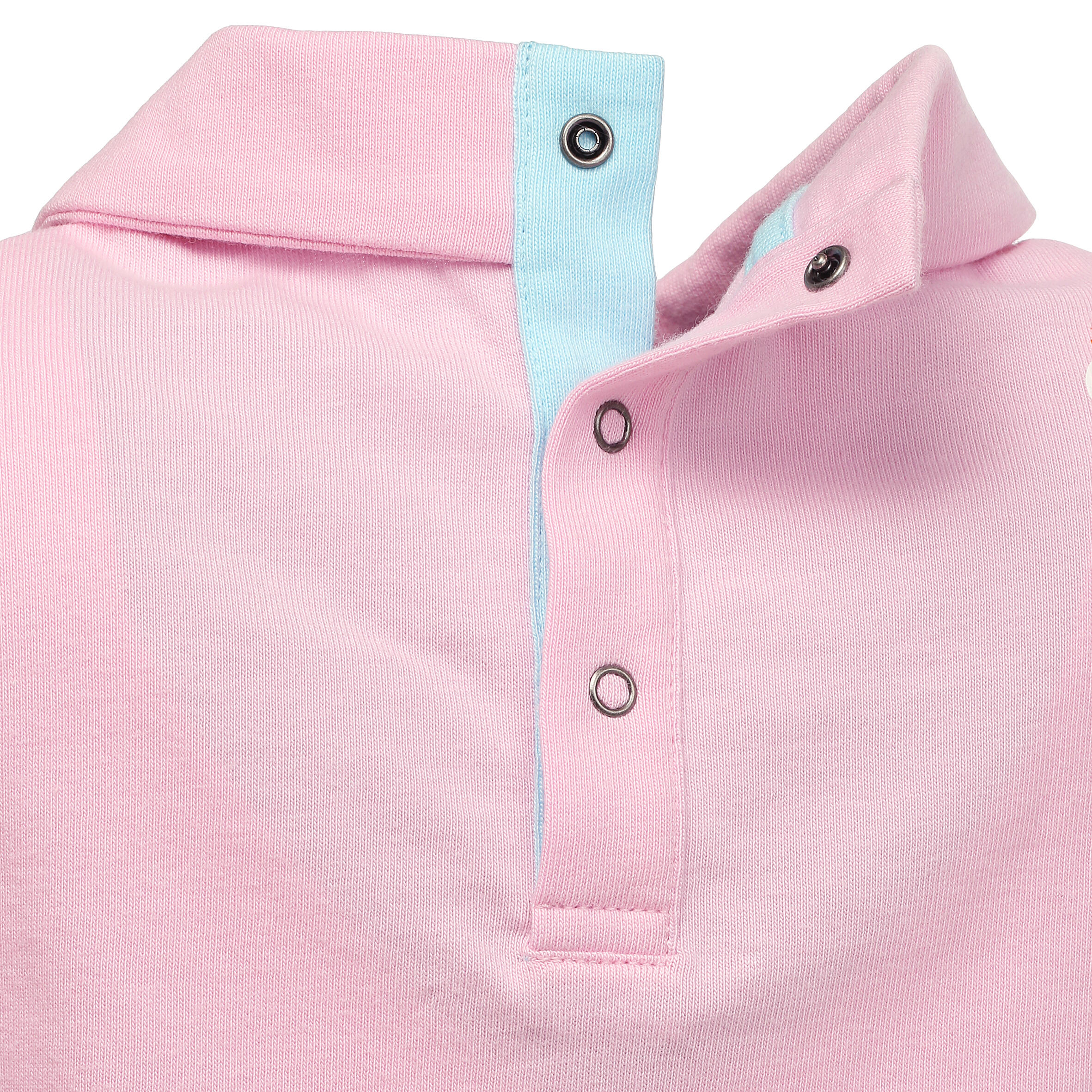 Baby Long-Sleeved Horse Riding Polo Shirt - Light Pink 8/11