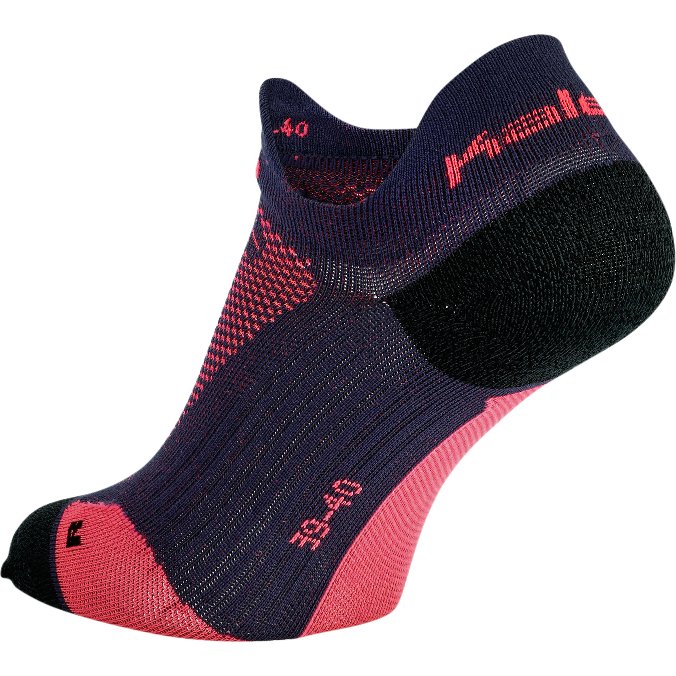 

Running Invisible Fine Socks Kiprun - Pink -  By KIPRUN | Decathlon