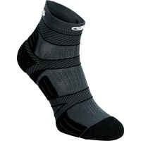 RUNNING SOCKS WITH FINE STRAPS - BLACK