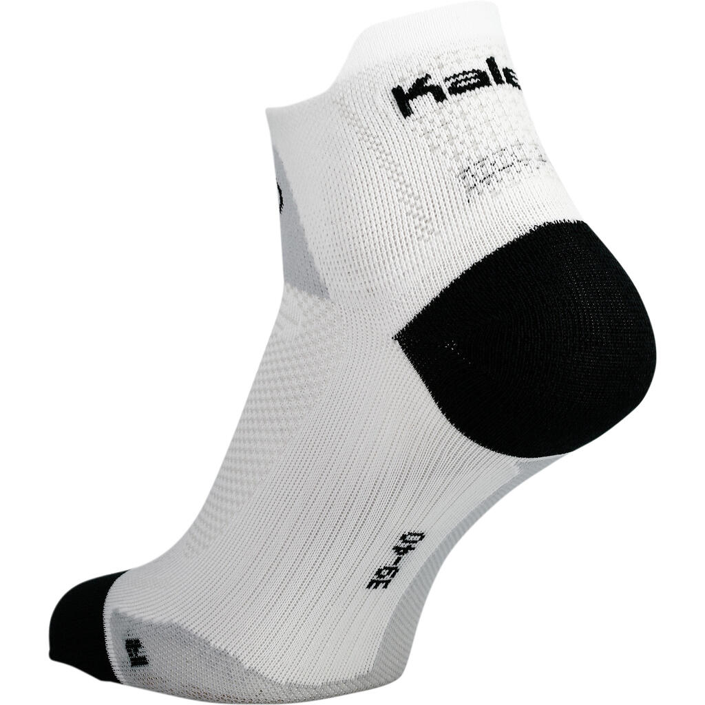 чорапи за бягане KIPRUN, къси, бели