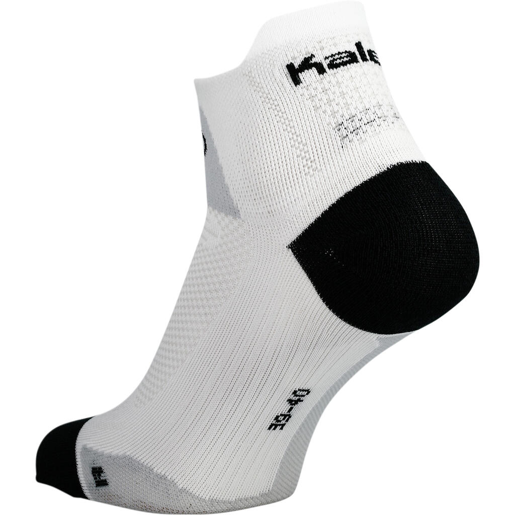 RUNNING MID-HEIGHT FINE SOCKS KIPRUN - WHITE