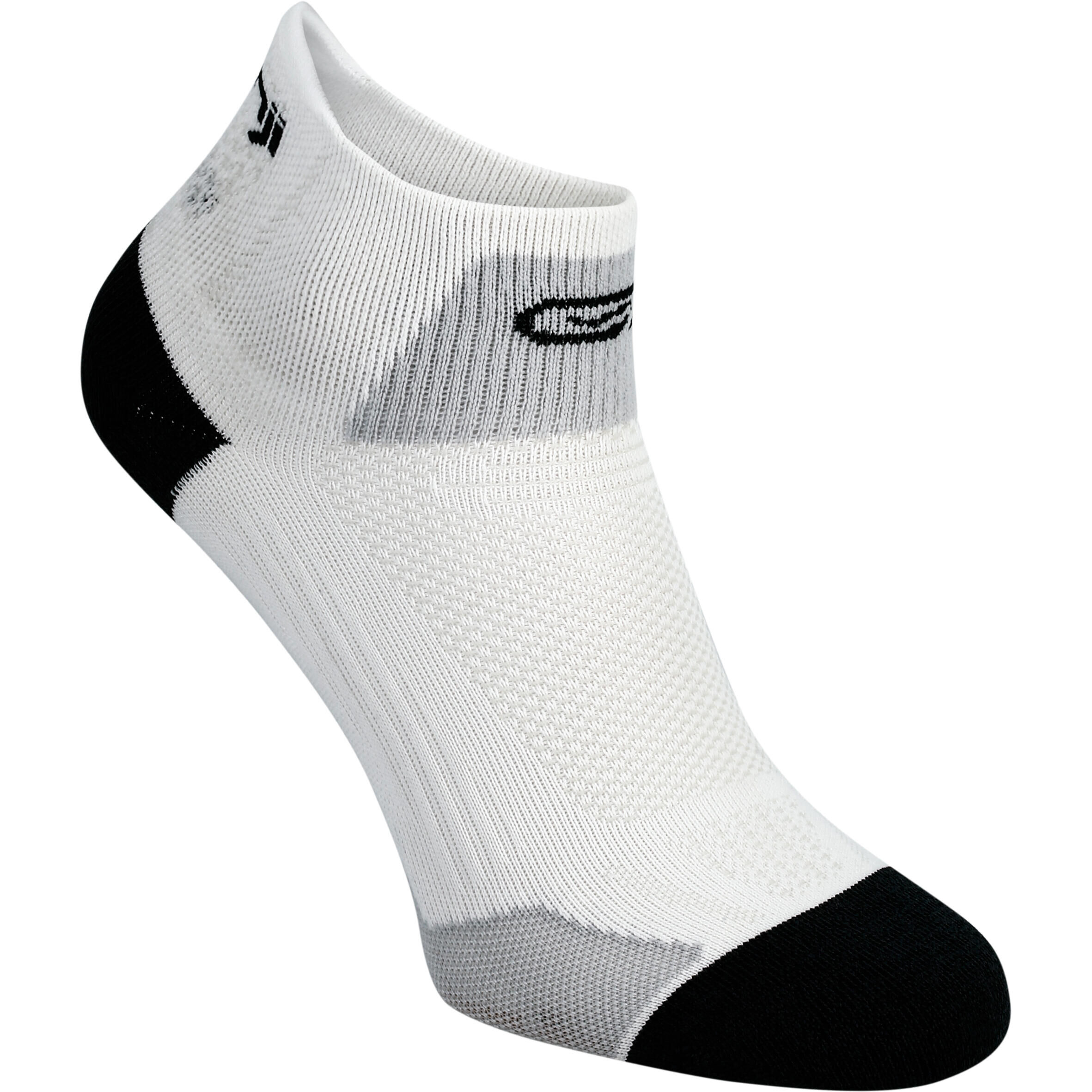 KIPRUN RUNNING MID-HEIGHT FINE SOCKS KIPRUN - WHITE