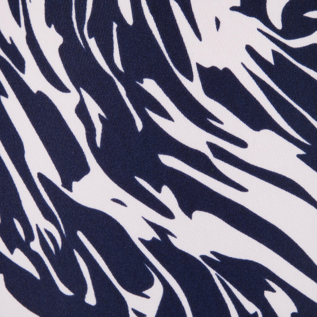 7/8-Leggings 900 Fitness mit blauem Grafic-Print Damen