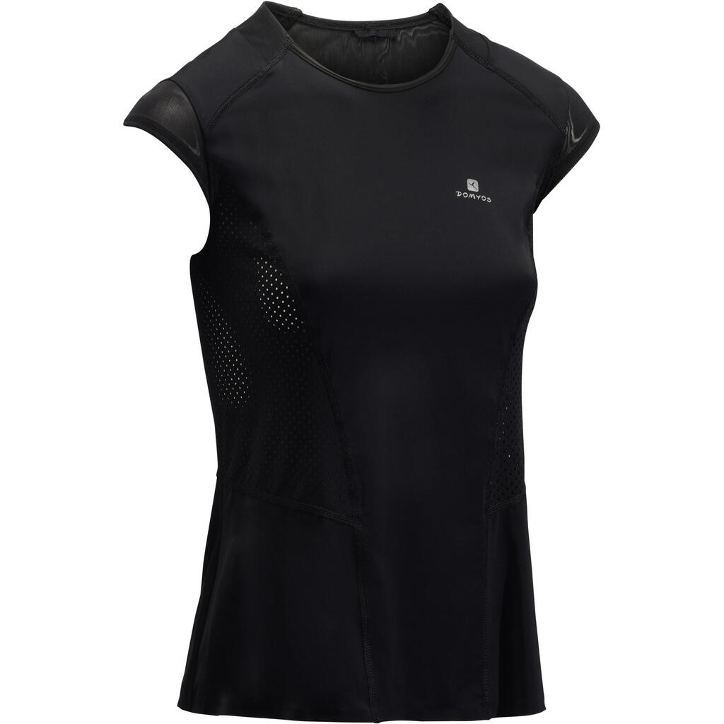 T-shirt cardio fitness femme noir 900