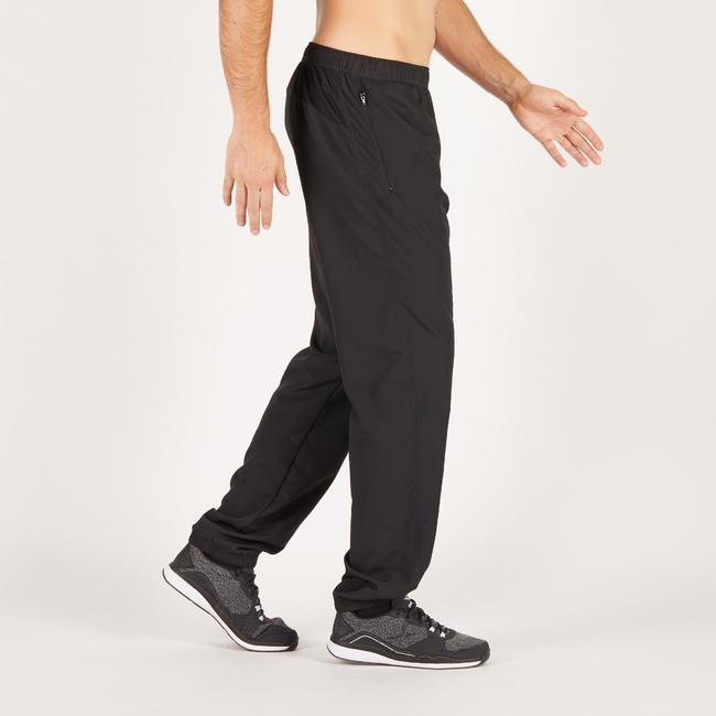 Men's 2 Zip Pocket Quick Dry Fitness Pant - Black