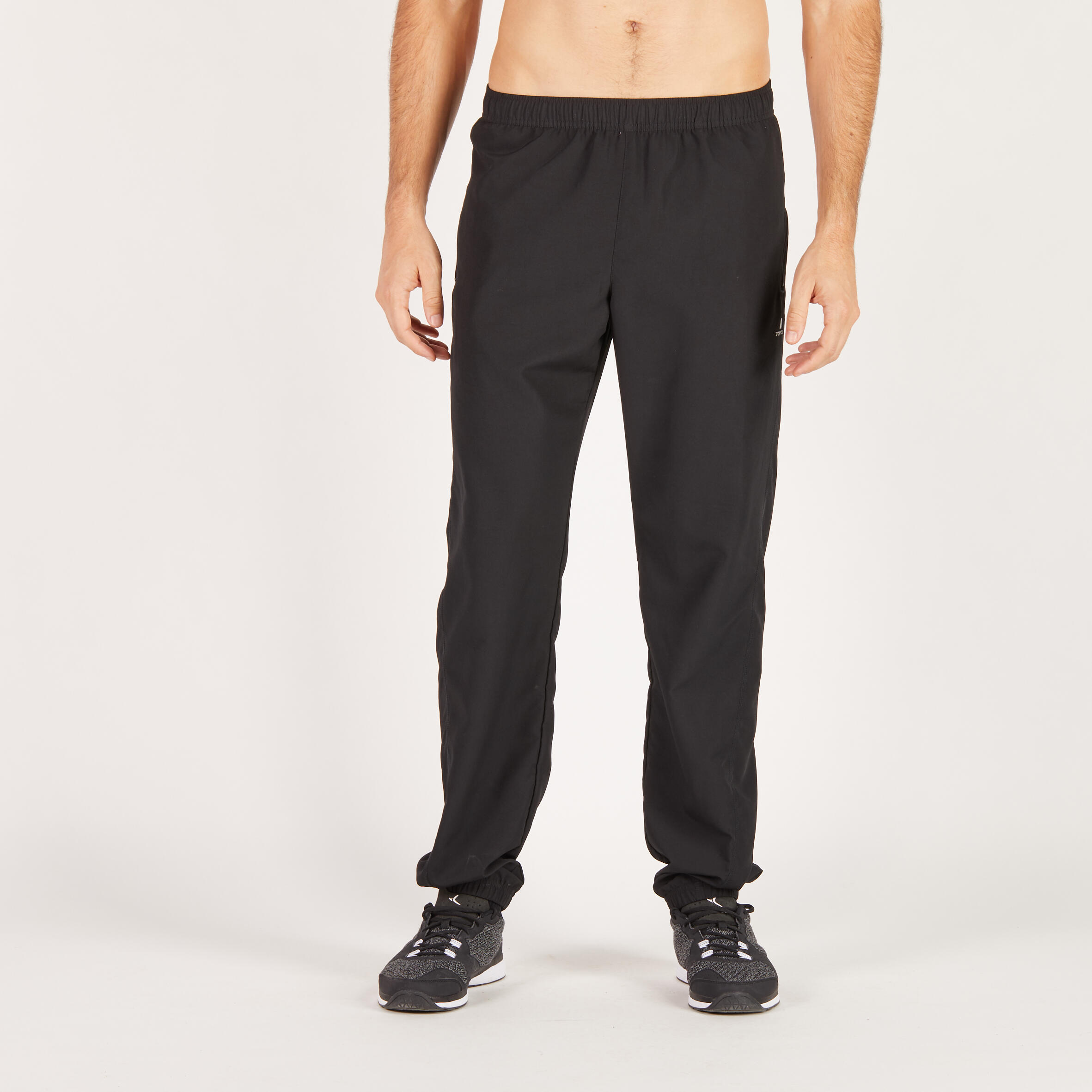 Men's Zip Pocket Fitness Track Pant - Black