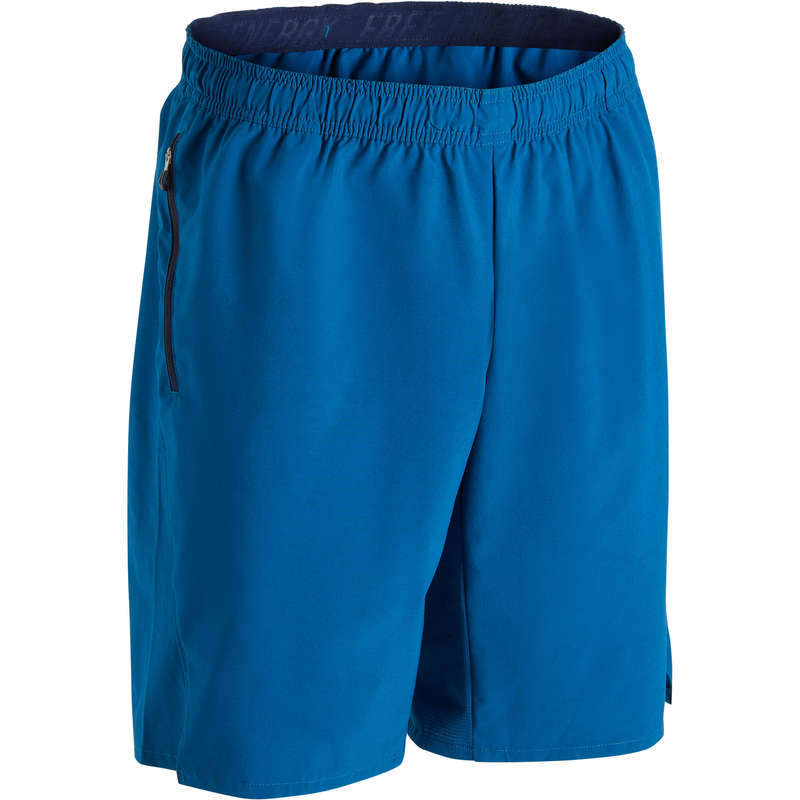 DOMYOS FST500 Fitness Cardio Shorts - Blue | Decathlon