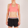 100 Women's Cardio Fitness Sports Bra - Pink