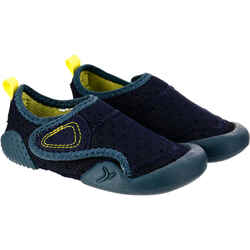 500 Babylight Gym Bootees - Navy Blue/Dark Grey