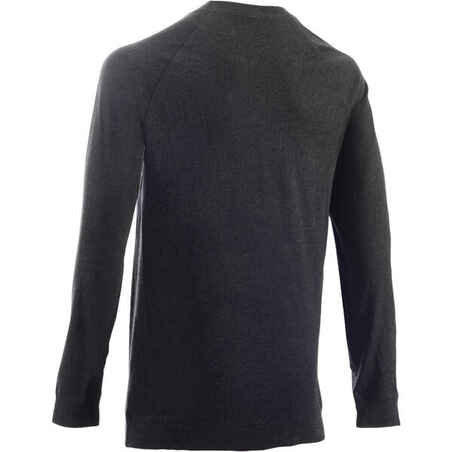 100 Pilates & Gentle Gym Sweatshirt - Dark Grey