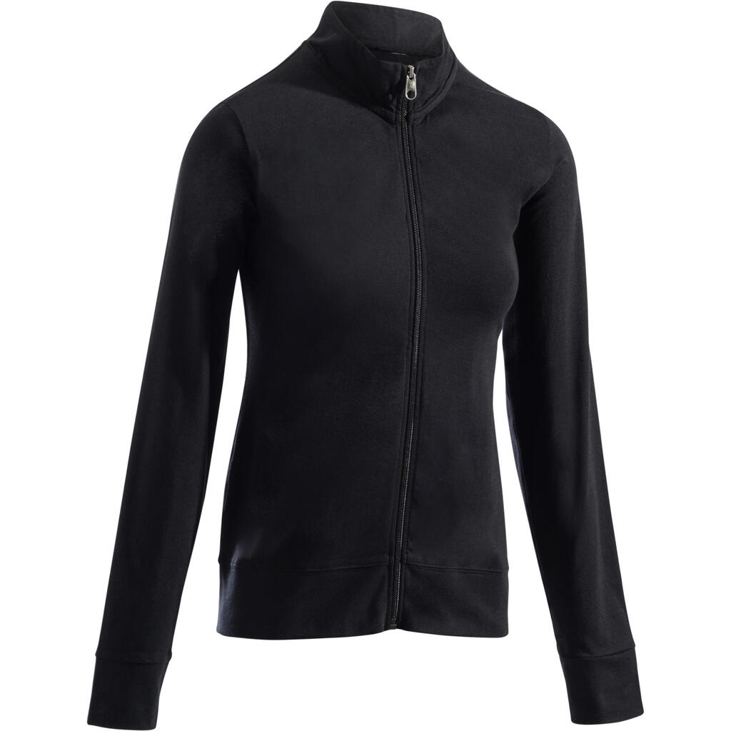 Veste 100 Pilates Gym douce femme bleu clair