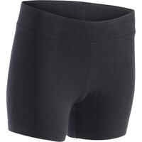 Women's Fitness Slim-Fit Shorts 500 - Black