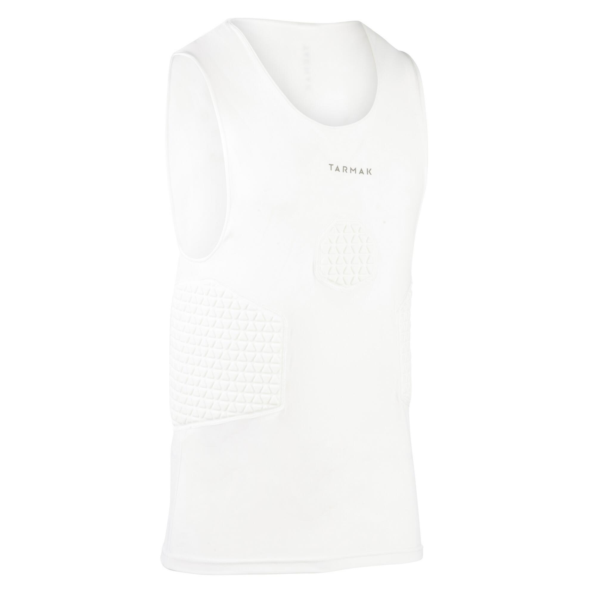 SOUS-VETEMENT PROTECTION BLANC DE BASKETBALL TARMAK POUR HOMME JOUEUR CONFIRME