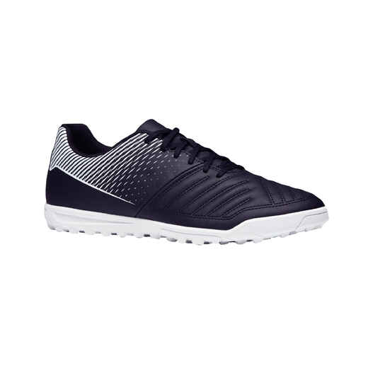 
      Chaussure de football adulte terrain dur Agility 100 TURF TF noire blanche
  