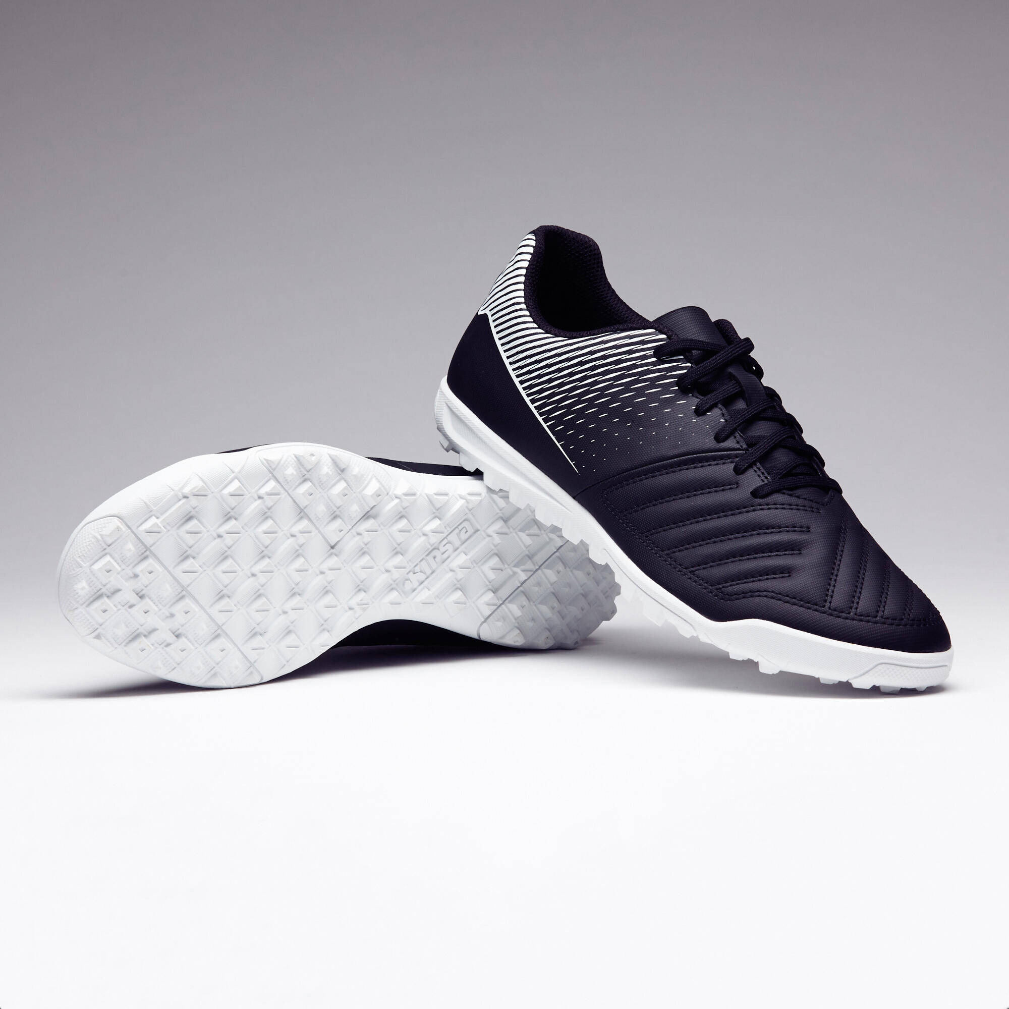 Men Football Shoes Agility 100 for Turf Black -  2