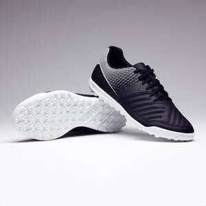 Men Football Shoes Agility 100 for Turf Black