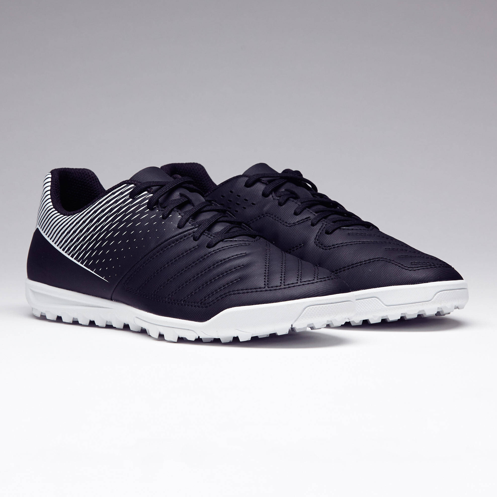Men Football Shoes Agility 100 for Turf Black -  3