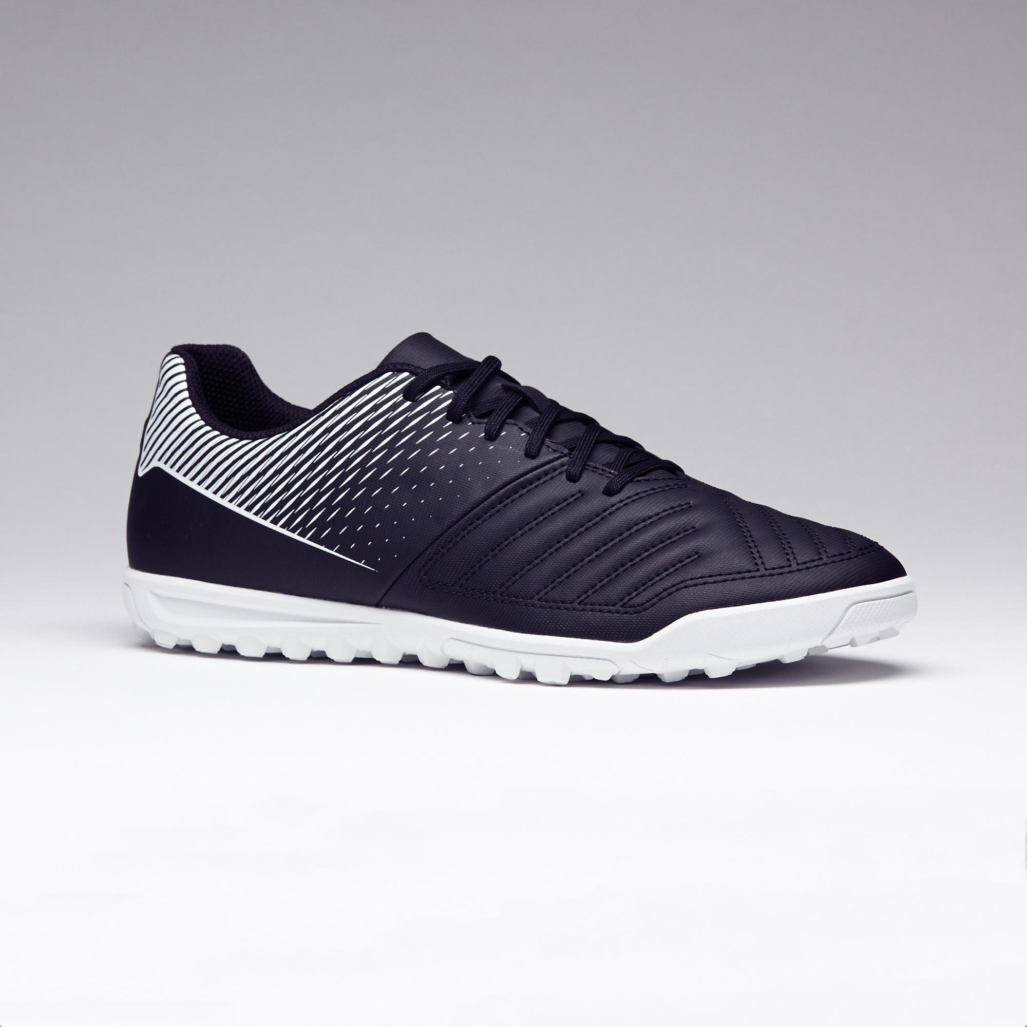 KIPSTA Botas de Fútbol multitacos Agility 100 TF Adulto Negro Blanco