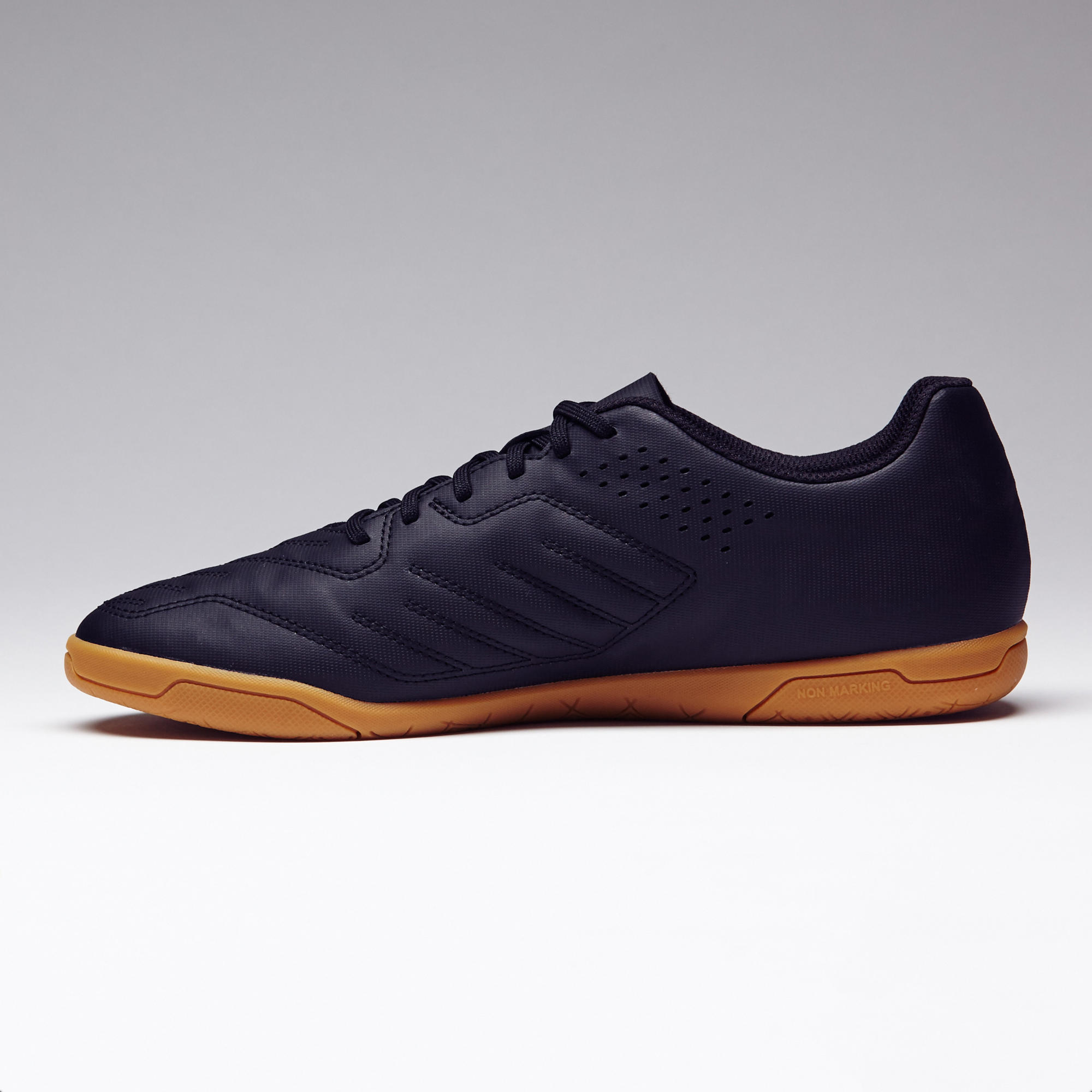 Adult Futsal Trainers 100 Black Decathlon