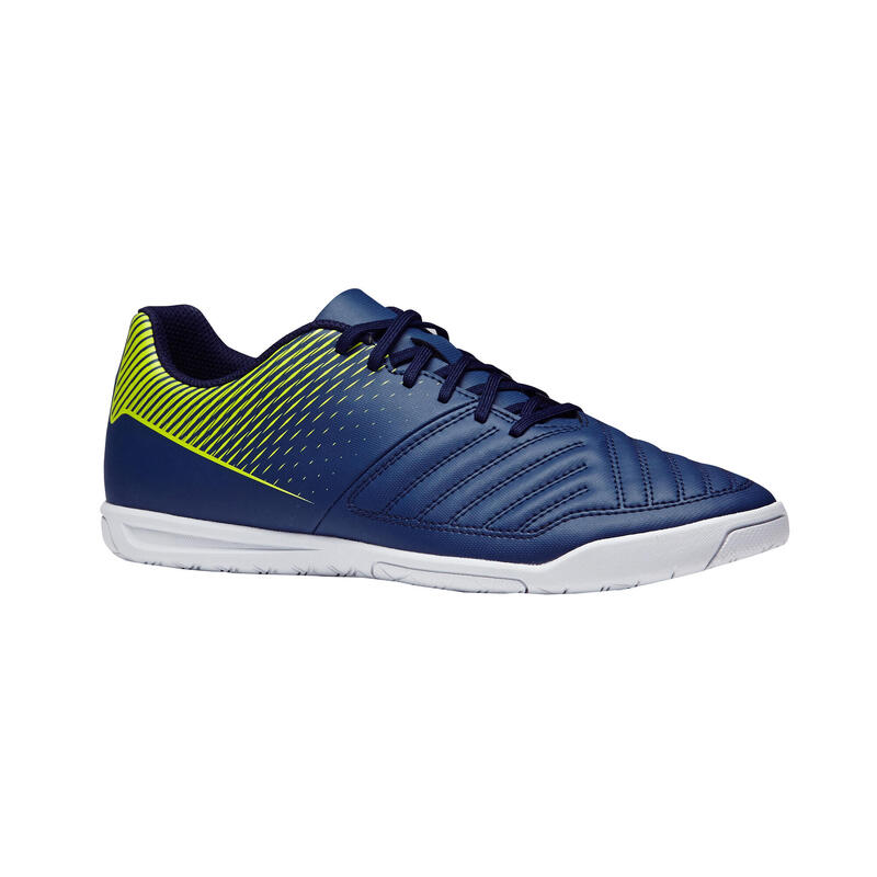Chaussures de Futsal Agility 100 bleue jaune