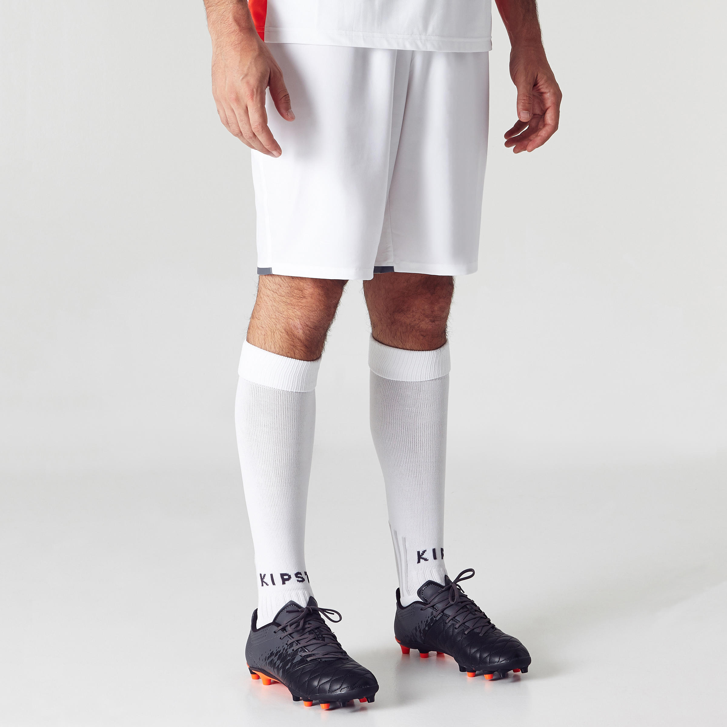 F500 Adult Football Shorts - White 3/9