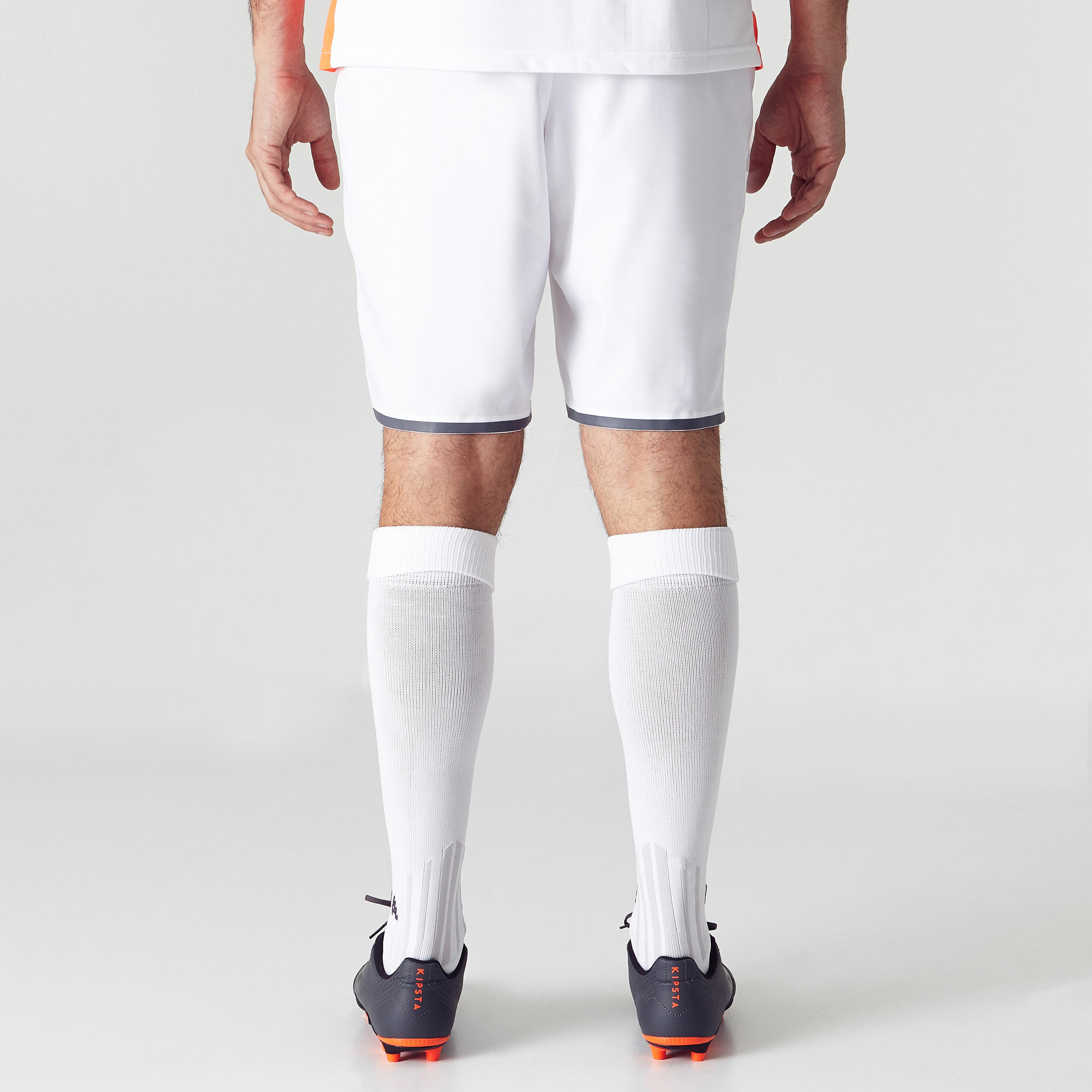 F500 Adult Football Shorts - White 4/9