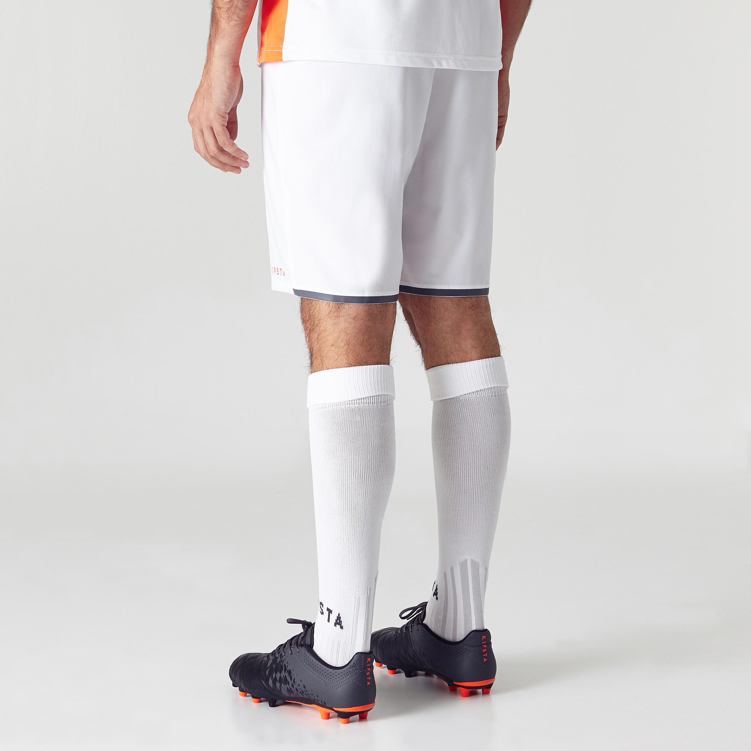 F500 Adult Football Shorts - White 5/9