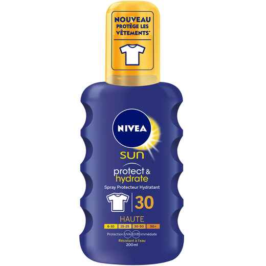 
      Σπρέι αντηλιακής προστασίας Nivea SPF30 200ml
  