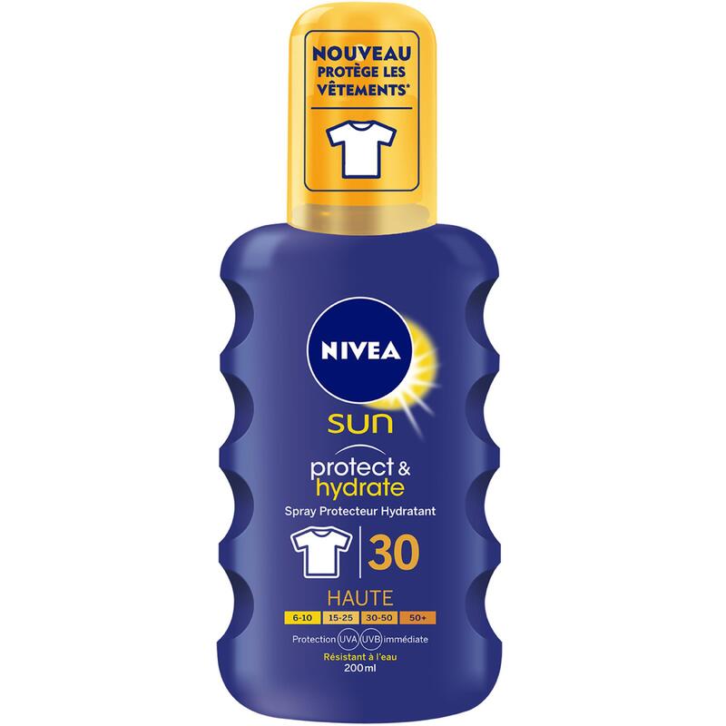Crema de protección solar NIVEA SPRAY IP30 200 ml 