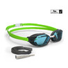 900 B-FAST Swimming Goggles - Black Green, Clear Lenses