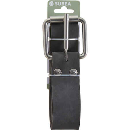 Marseillaise belt with stainless steel buckle