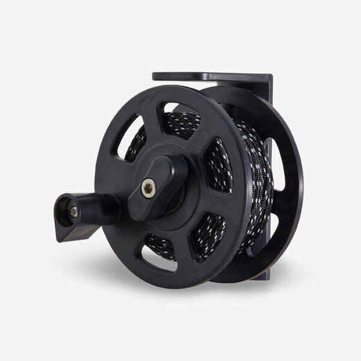 
      Universal Horizontal Reel for Spearfishing Spearguns.
  