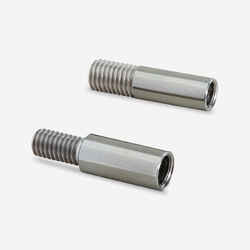 Kit 2 stainless steel spear adapters SPF M6/F7 and M7/F6