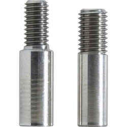 Kit 2 stainless steel spear adapters SPF M6/F7 and M7/F6