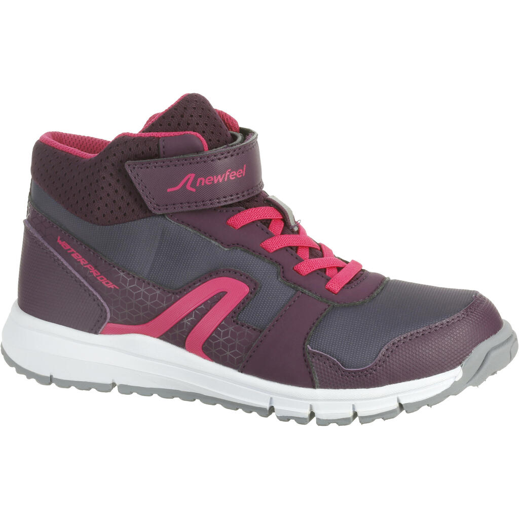Sportschuhe Walking Protect 580 wasserdicht Kinder pflaume/rosa