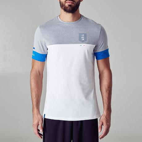 T-shirt de football adulte FF100 Italie blanc | Kipsta by ...