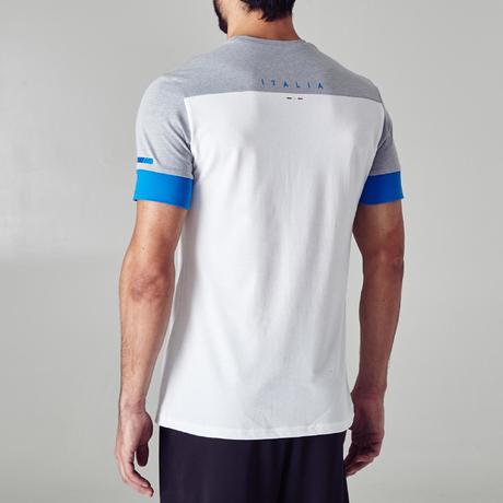 T-shirt de football adulte FF100 Italie blanc | Kipsta by ...