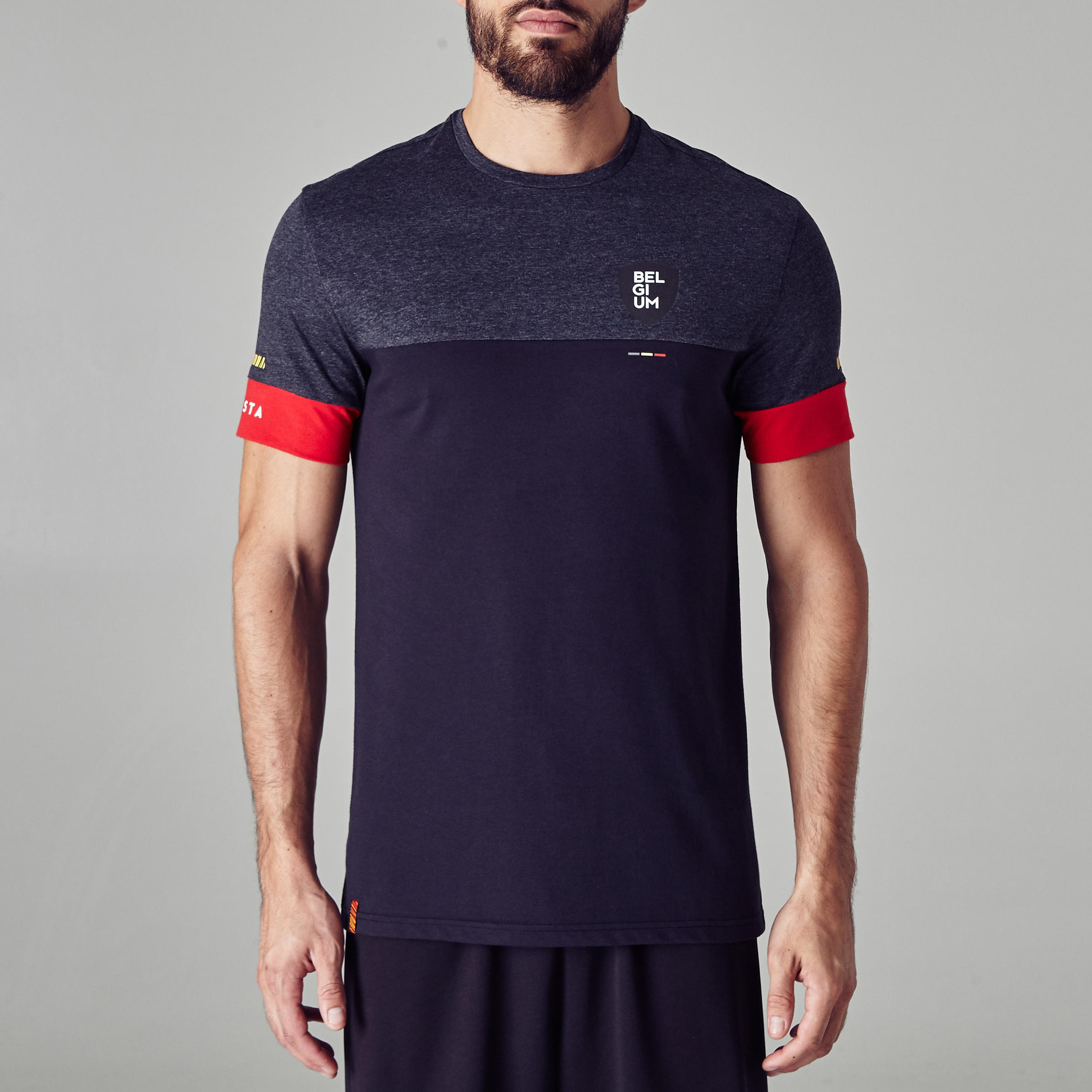 FF100 Belgium Adult Football Shirt - Black 2/10