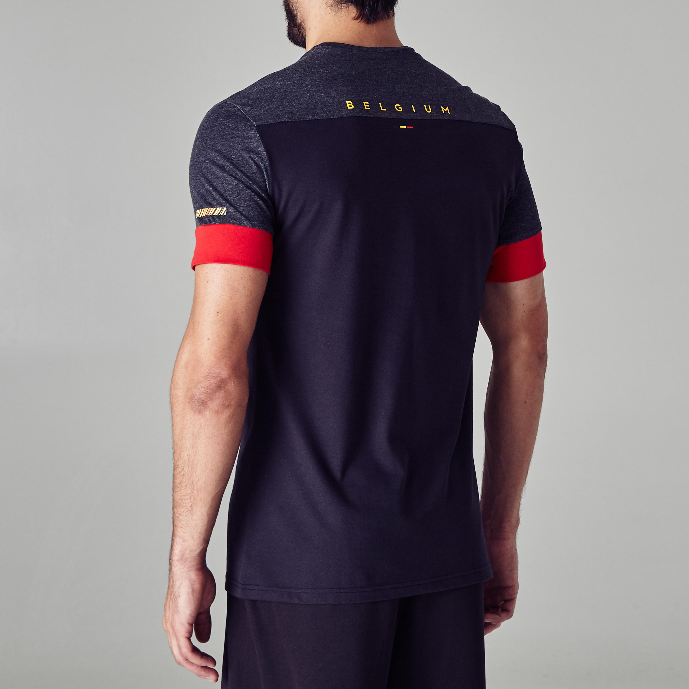 FF100 Belgium Adult Football Shirt - Black 5/10