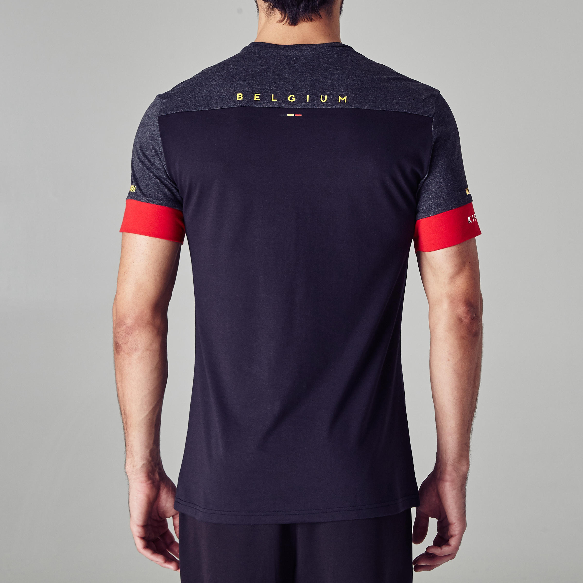 FF100 Belgium Adult Football Shirt - Black 4/10