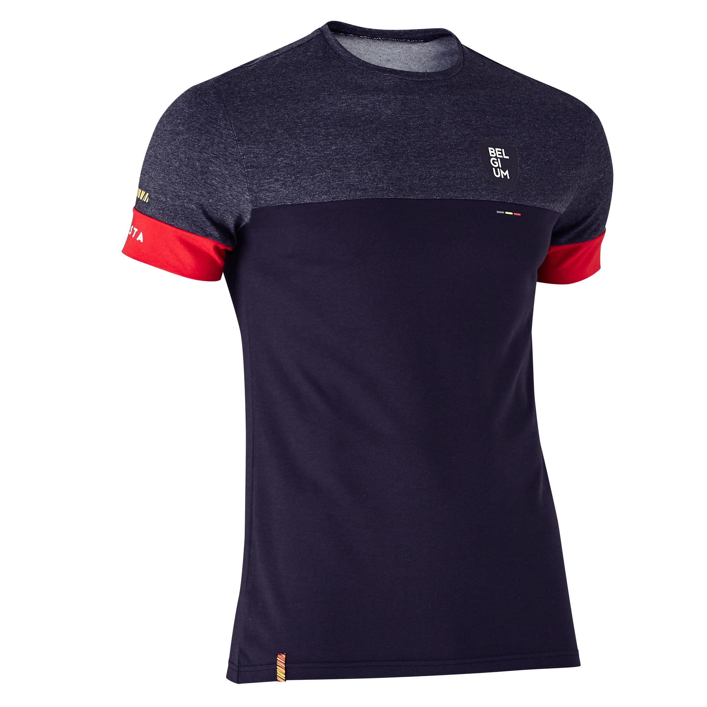 FF100 Belgium Adult Football Shirt - Black 1/10
