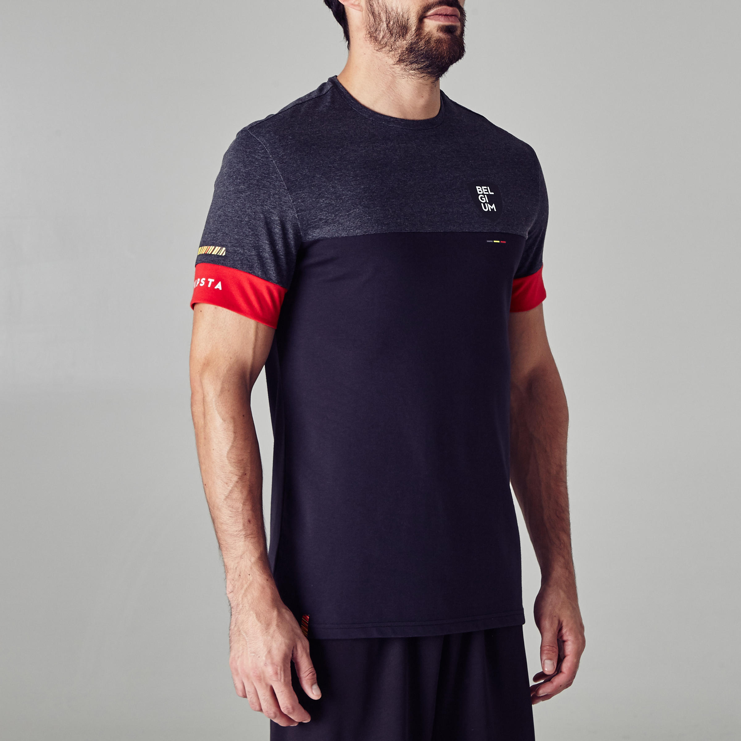 FF100 Belgium Adult Football Shirt - Black 3/10